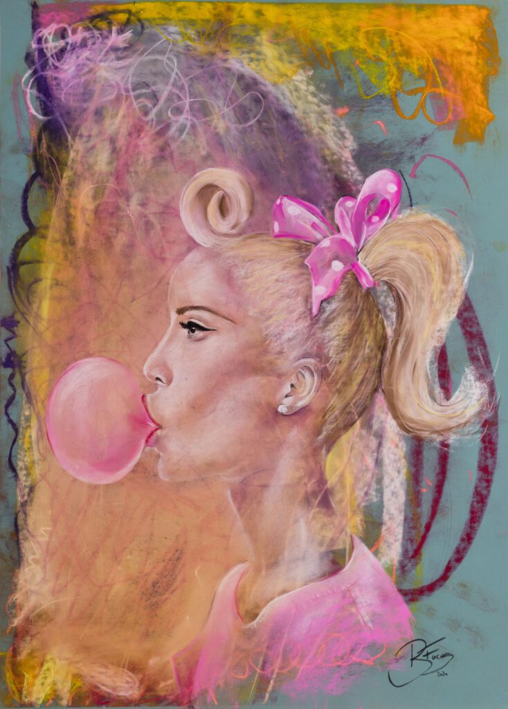 pink-bubble-kahlo-kunst-kreide-barbara-fuchs-art-farbe-malerei-handwerk-bad-reichenhall